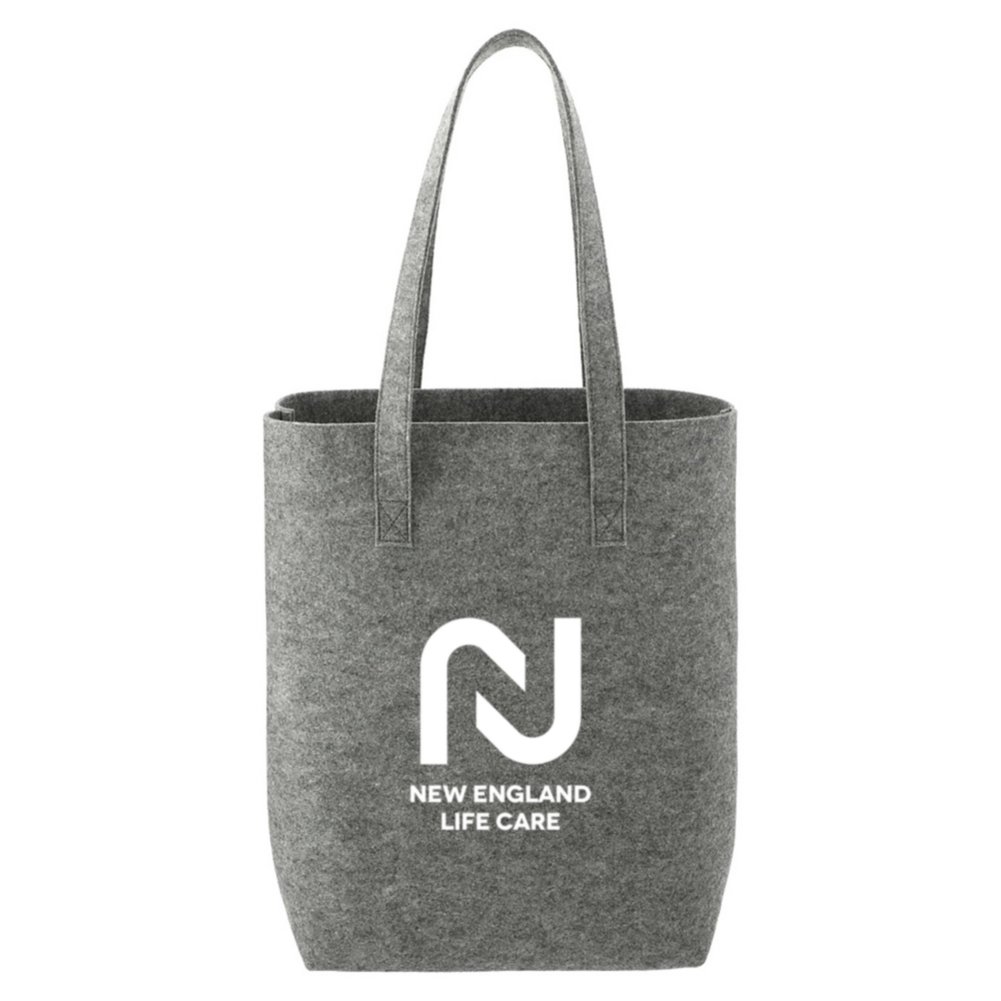 View larger image of Add Your Logo: Felt Shopper Tote